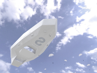 Illustration for article titled Strato Cruiser Airship, Floating Along Without Wings or Reality